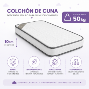 Colchón de cuna 140x80 - Imagen 2