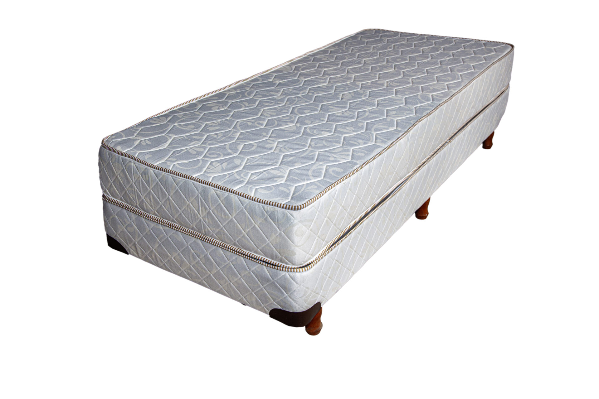 juego de base y colchón espuma 22kg/m3 soporta hasta 60kg