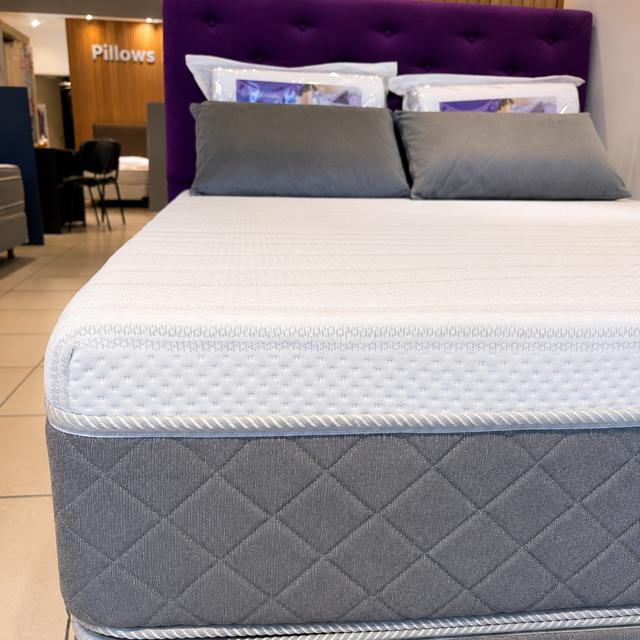 Base y Colchón 200x180 - Ergonomico - Espuma alta densidad + Pillow Viscoelastico - Image 6