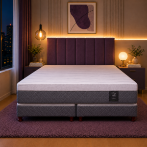 Base y Colchón 200x180 - Ergonomico - Espuma alta densidad + Pillow Viscoelastico